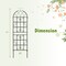 Costway 71" Tall Metal Garden Trellis for Climbing Plants 2/4 Pack Fence Panels Retro